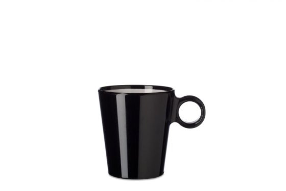 Mepal Flow becher 160 ml schwarz melamin