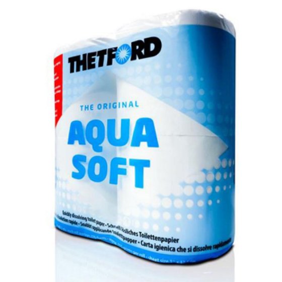 Thetford Aqua Soft toilet paper 4 rolls for cassette toilet