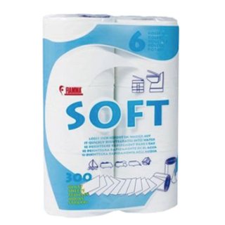 FIAMMA Soft toiletpapier voor chemisch toilet 6 rollen