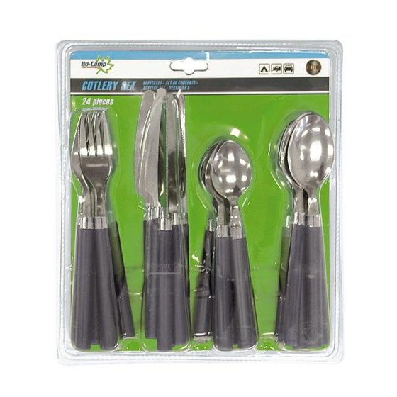 Bo-Camp 24-piece cutlery set for 6 people