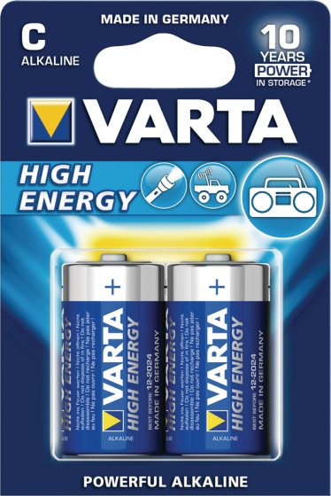 VARTA Longlife Power C batterien 1,5V 2er-pack
