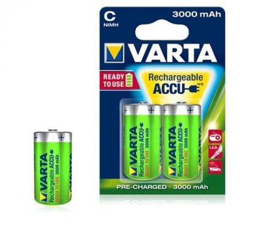 VARTA Recharge Accu Power C wiederaufladbare Batterien 3000 mAh 2 Stück