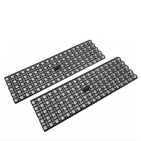 Milenco Giant Lattice Grip Mats Unterlegplatten schwarz