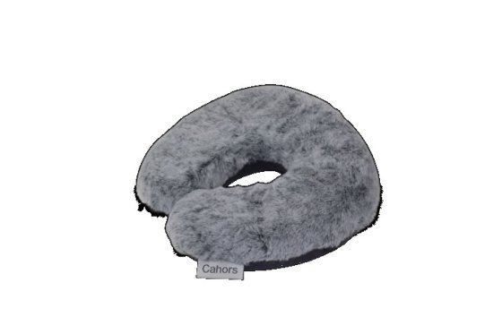 Human Comfort Cahors memory foam neck pillow fleece grey