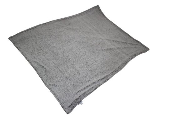 Human Comfort Mouton plaid fleece beige 170 x 130 cm