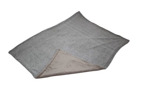 Human Comfort Lapin rabbit fleece plaid grijs 130 x 170 cm