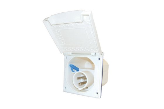 HABA CEE invoerdoos wit 230V inbouw