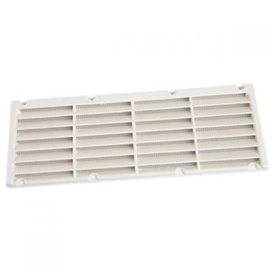 Trigano ventilation grille with flyscreen white 365 x 140 mm