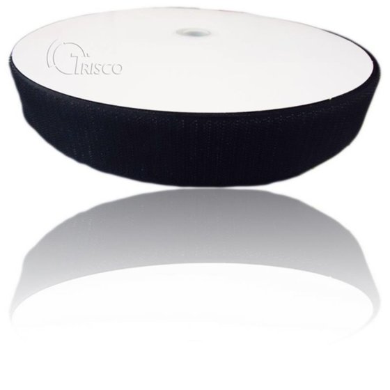 TRISCO selbstklebendes Klettband 30 mm schwarz