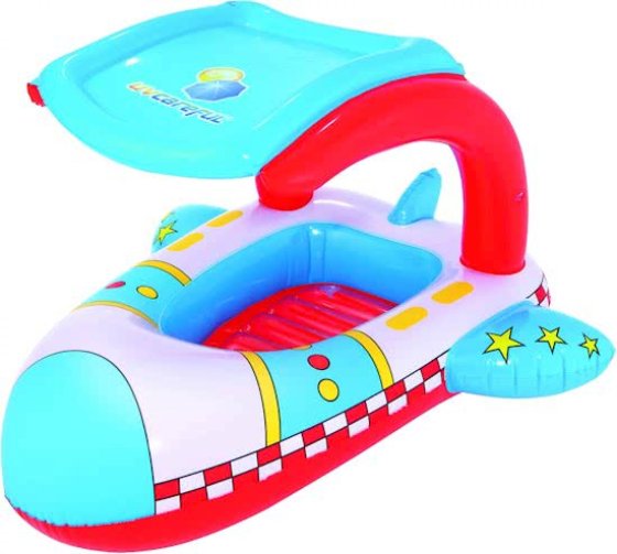 Bestway opblaasbare kinderboot met zonnescherm helikopter 3-6 jaar