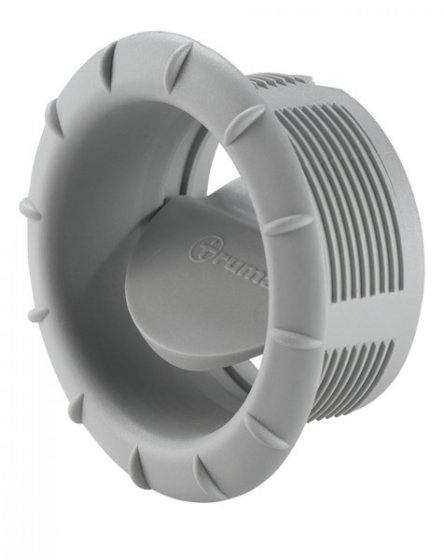 Truma end vent EN with swivel flap grey