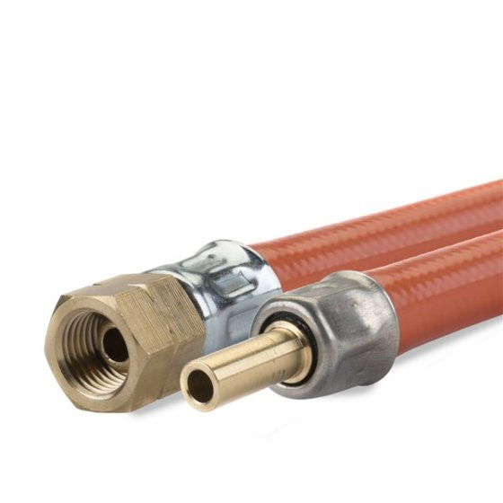 Gimeg PVC-Gasschlauch 40 cm 1/4 links x 8 mm
