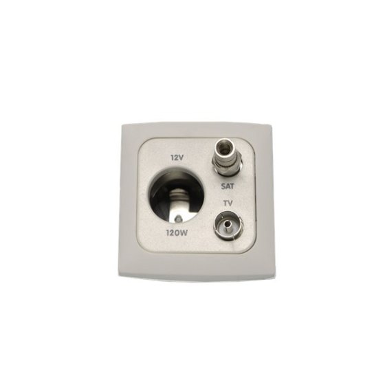 CONTACTDOOS COMBI INBOUW GRIJS