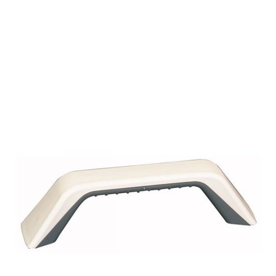 Gimeg poignée 2 pièces 18 cm grise lot de 2