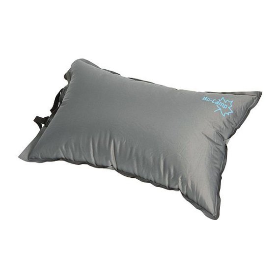 Bo-Camp Deluxe self-inflating camping pillow 46 x 29 cm grey