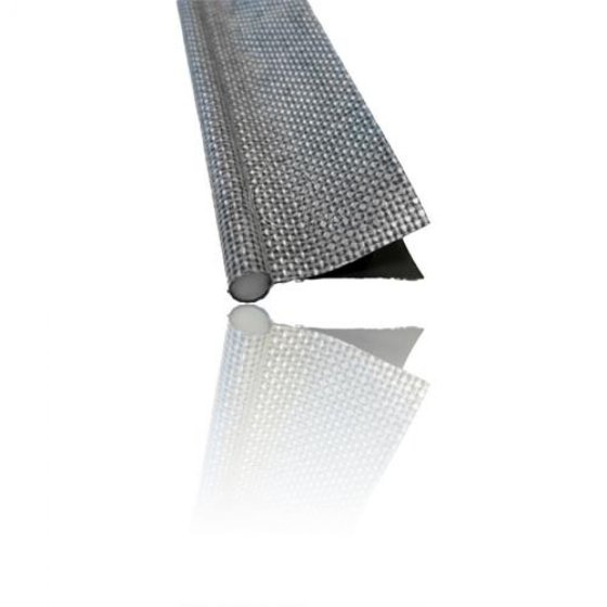 Trisco keder tape 7 mm double flap dark grey