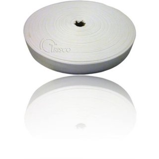 TRISCO afboordlint 25 mm wit polyester
