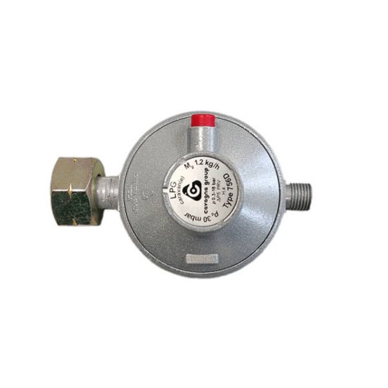 Gimeg détendeur de gaz 30 mbar 1/4 pouce gauche DIN