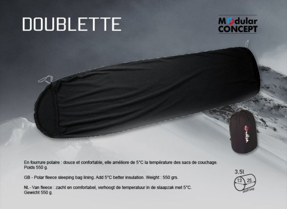 WILSA fleece Innenschlafsack Doublette Polaire