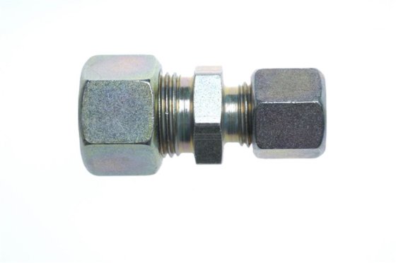 Raccord de gaz droit Badé 8 x 10 mm acier
