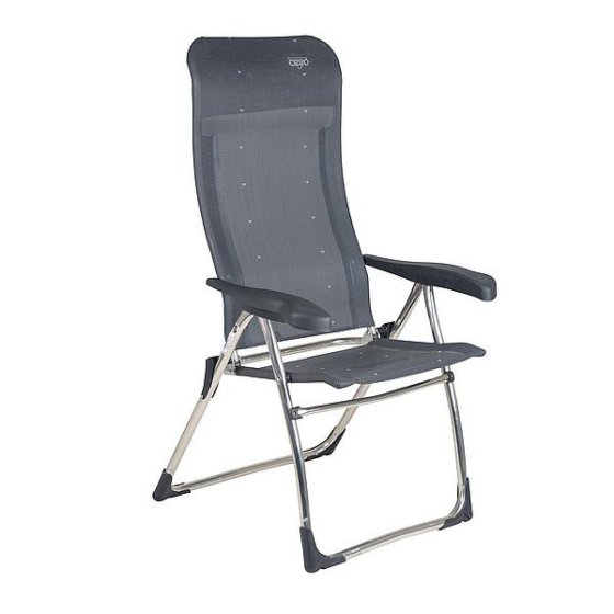 Crespo AL-215 standenstoel aluminium donkergrijs