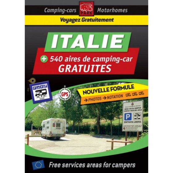 Michelin Italy guide for free motorhome stopovers