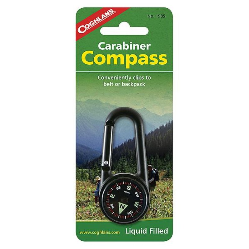 Coghlan's Carabiner Compass aluminium kompas