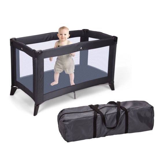 KINDERBED VOUWBAAR grijs