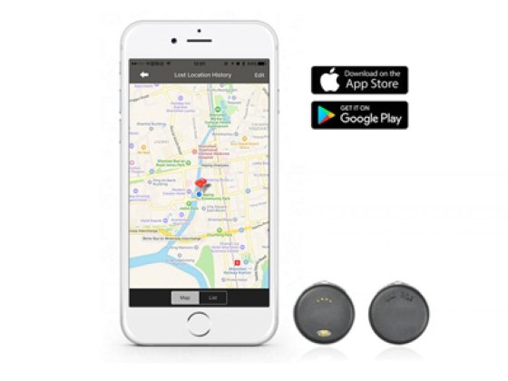 Repusel Reptrek bluetooth-schlüsselfinder schwarz