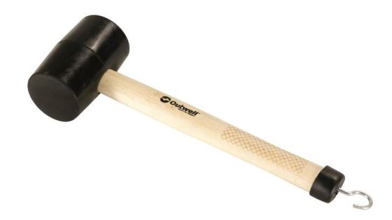 Outwell Wood Camping Mallet 16oz tenthamer met haak
