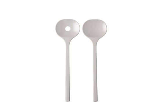 Mepal Bloom Salatbesteck 2-teilig Pebble White Melamin