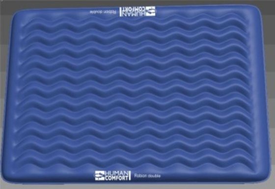 Human Comfort Robion Double luchtmatras 2-persoons blauw