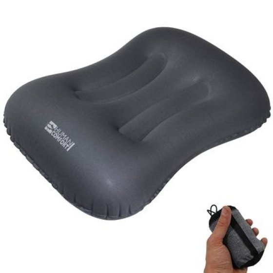 Human Comfort Belves inflatable pillow grey