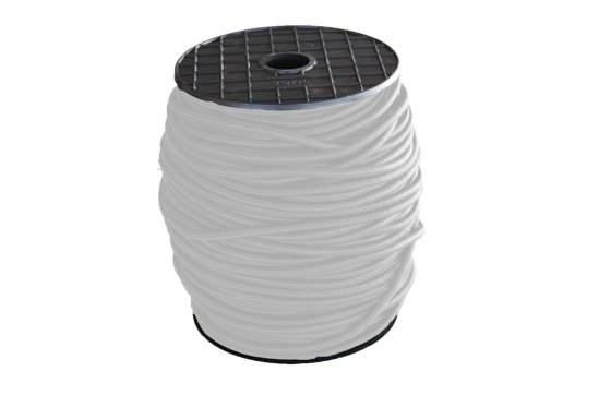 Ledent trapeze cord elastic 6 mm white per metre