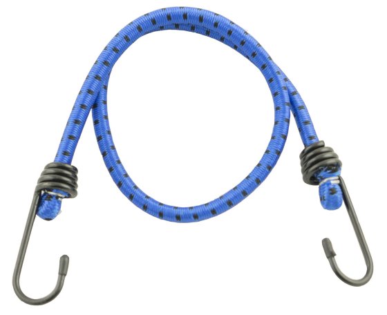 Ledent elastieken met haken 60 cm 8 mm set van 2