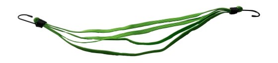 Ledent platte fiets-elastiek 60 cm groen