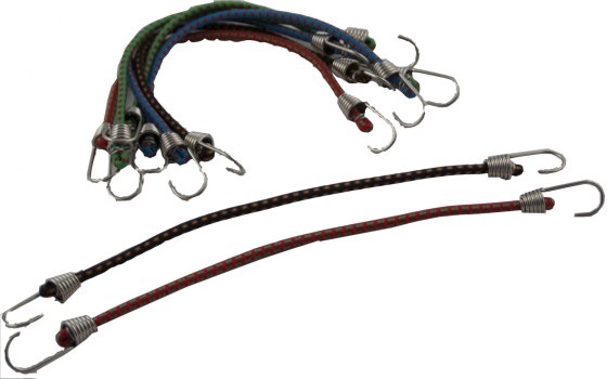 Ledent gepäckspanner mit haken 25 cm 8 stück