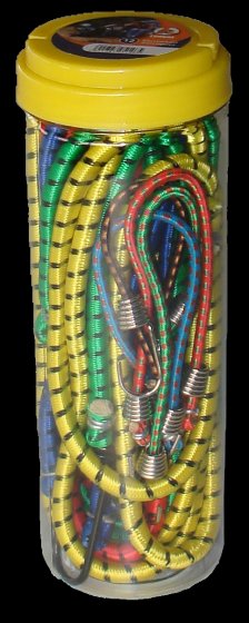 Ledent assorted bungee cord set with hooks 4 and 8 mm