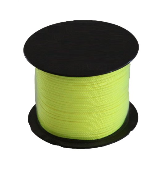 LEDENT gevlochten nylon koord 2 mm 50 m fluo