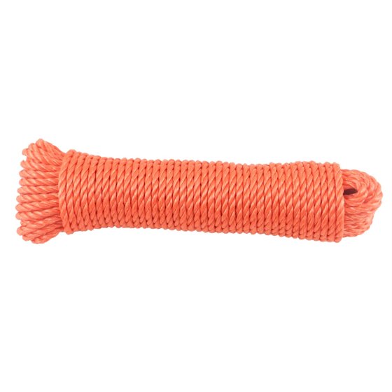 Ledent polypropyleen touw 20 m x 4 mm oranje