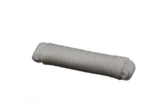 LEDENT geflochtene Schnur 6 mm 20 m weiß