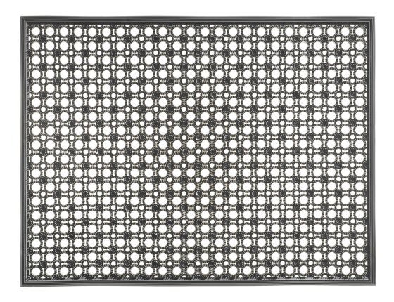 LEDENT outdoor deurmat grijs 48 x 62 cm 600 g