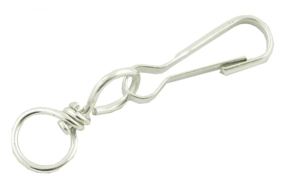 Ledent Simplexhaken 40 mm mit drehbarem Ring 2 Stück