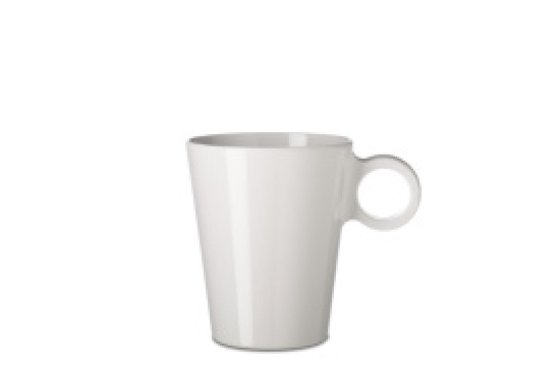 Mepal Flow becher 300 ml weiß melamin