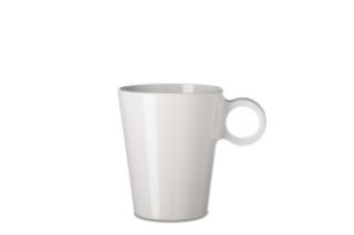 Mepal Flow becher 300 ml weiß melamin