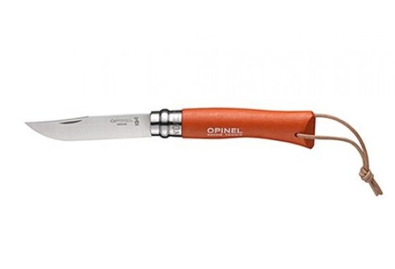 OPINEL N°7 Colorama zakmes RVS oranje