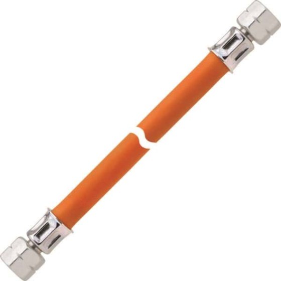 Badé gas hose 50 cm 1/4 left-hand female thread x 1/4 left-hand female thread