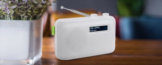 MUSE M-108 DW tragbares DAB+ / FM-Radio weiß