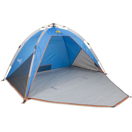 Safarica Bora Quick Up Shelter strandtent blauw/grijs