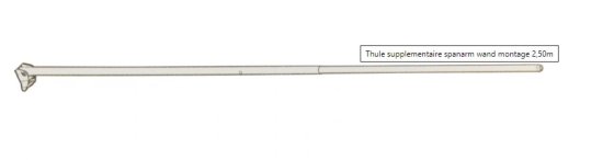Thule Tension Rafter G2 Wandspannarm 2,50 m